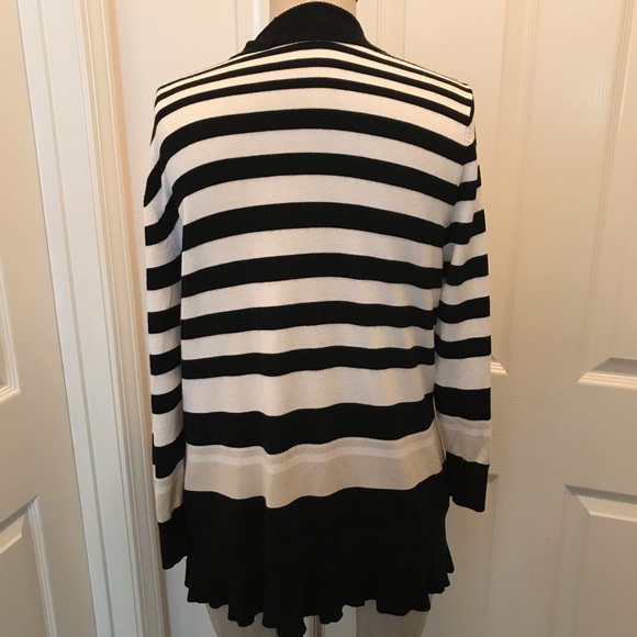 WHBM open cardigan with stripes - Picture 4 of 12